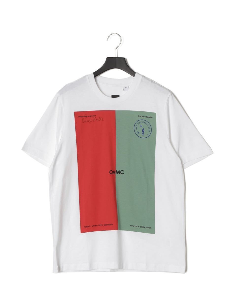 注目ショップ OAMC オーエーエムシー 異素材切替ロングTシャツ グレー
