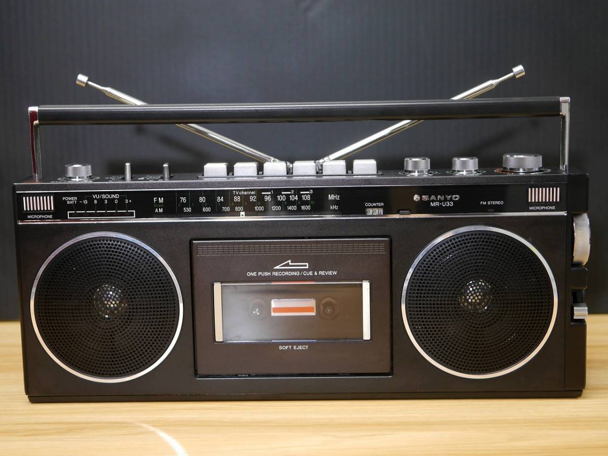 Yahoo!オークション - SANYO MR-U33 FM/AMラジオカセット Yahoo!オークション - SANYO MR-U33 FM/AMラジオカセット
