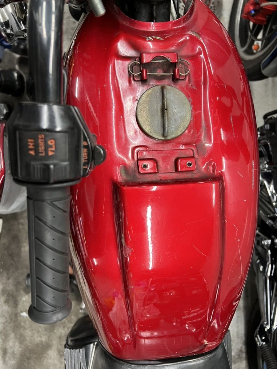 安全 cb250t cb400t 角タンク オリジナルペイント エンブレム 蓋