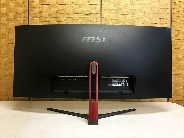 ATD65536小 MSI 34インチ 湾曲パネル ゲーミングモニター 液晶モニター
