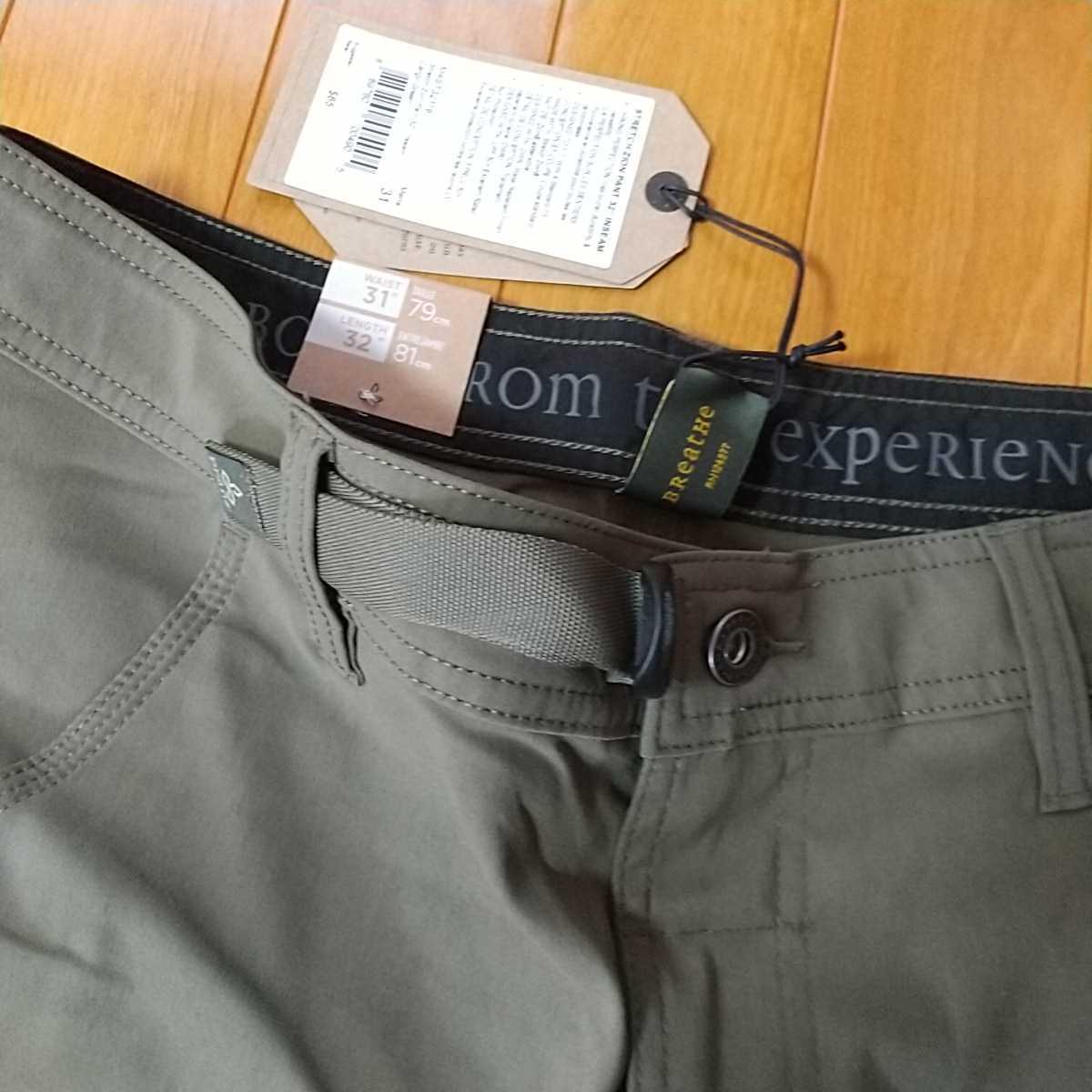 prAna プラナ ストレッチ ザイオン パンツ Stretch Zion Pant Cargo Green W31L32 アーミーグリーンの画像4