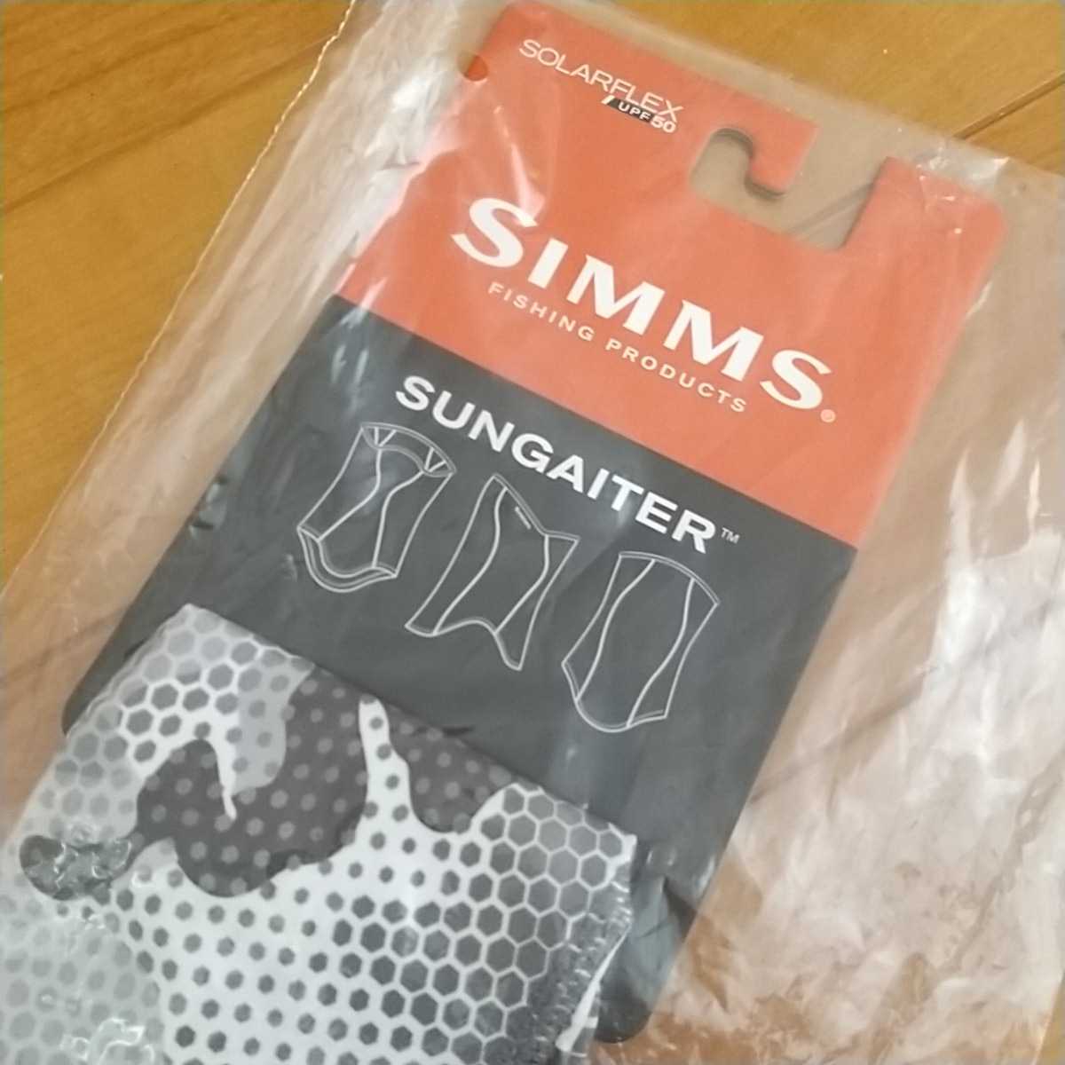 SIMMS シムス SUNGAITER サンゲイター UPF50+ Hex Flo Camo Steelの画像3