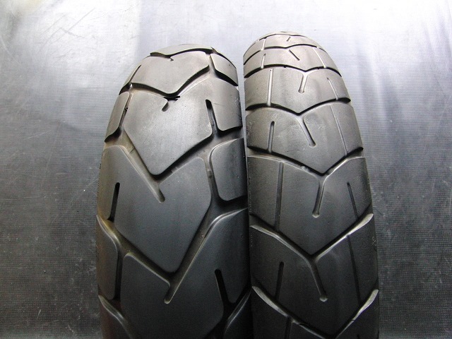 中古前後セット!メッツラー◎ツアランス EXP. 110/80R19. 150/70R17. TK870:20043_画像1