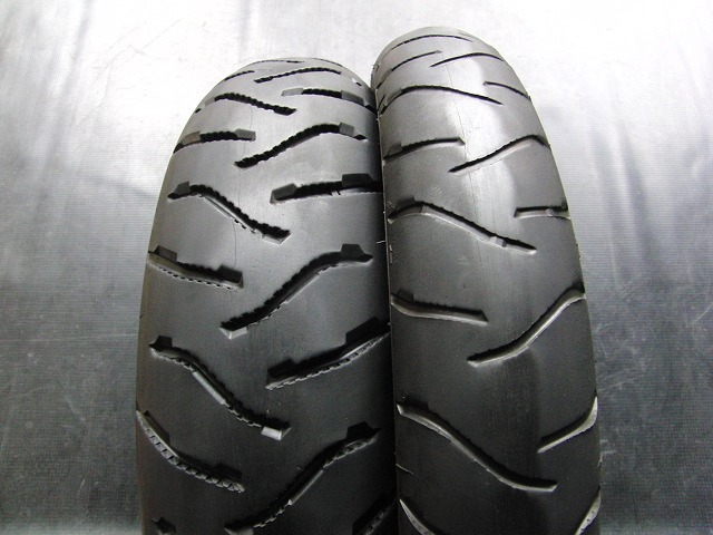 中古前後セット!ミシュラン◎アナキーⅢ. 110/80R19. 150/70R17. TT078:21114_画像1