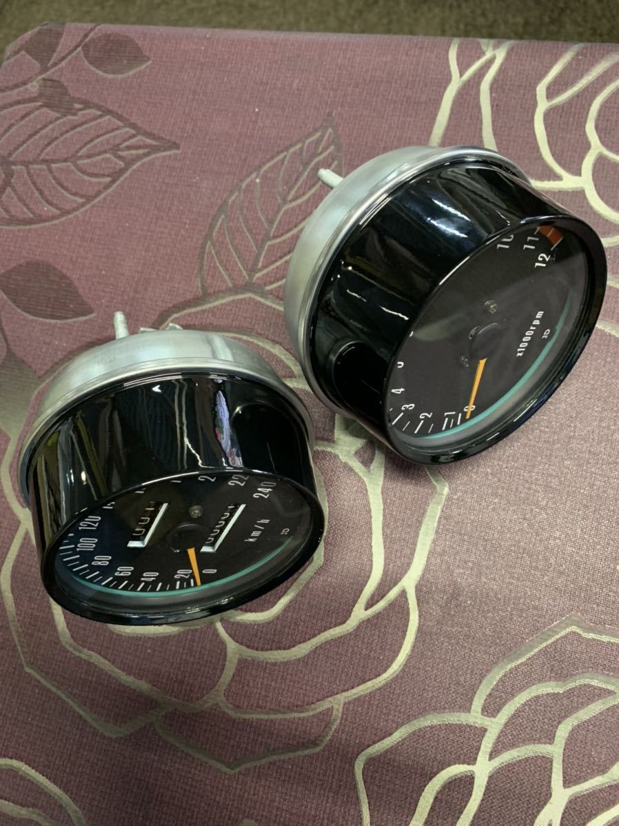 Z1 Z2 mk2 kz fx 純正カスタムメーター 240Km 初期 半帯 Z1 Z2 mk2 kz fx 純正カスタムメーター 240Km 初期 半帯