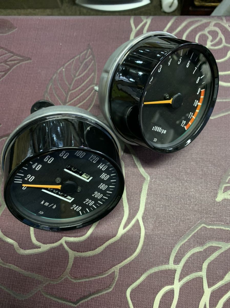 Z1 Z2 mk2 kz fx 純正カスタムメーター 240Km 初期 半帯 Z1 Z2 mk2 kz fx 純正カスタムメーター 240Km 初期 半帯