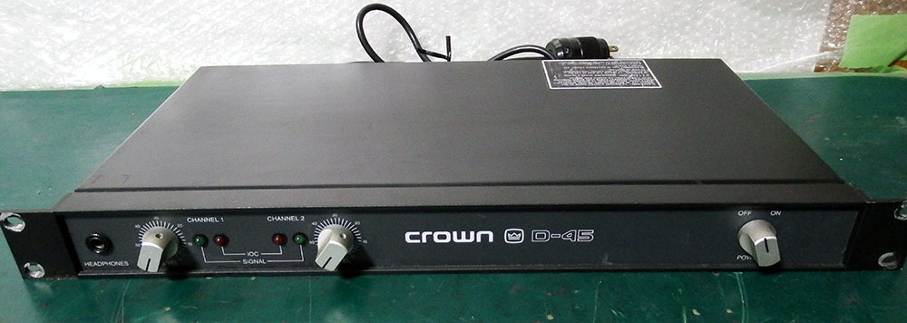 ◇ パワーアンプ CROWN D-45 □YFAD00002971 folija-stakla.rs