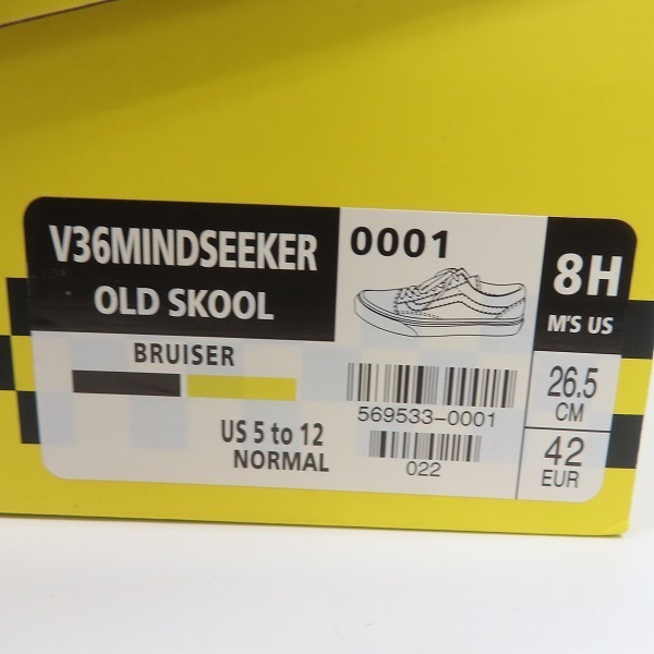 VANS/バンズ OLD SKOOL/オールドスクール スニーカー V36MINDSEEKER 569533-0001 /26.5 /080_画像9