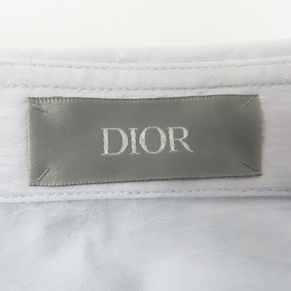 ☆【JPタグ】Dior/ディオール オブリーク コットンジャガード シャツ