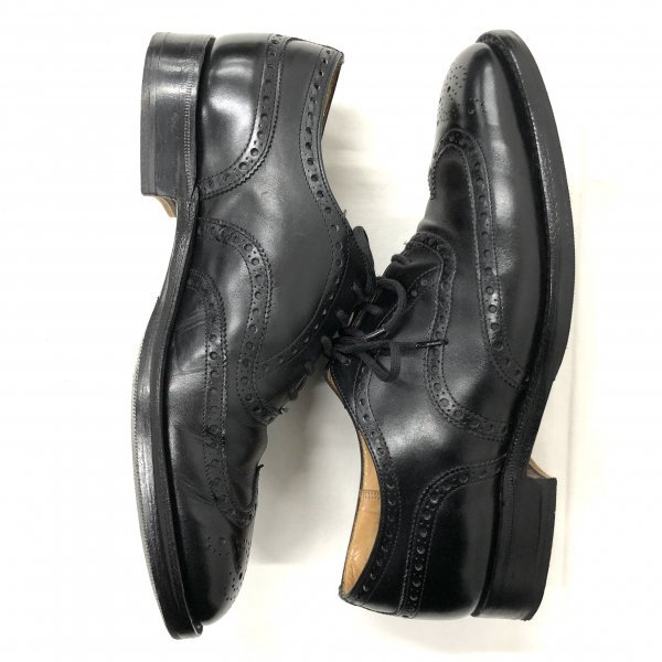 Church's - CHETWYND 173 Leather Shoes チャーチ - チェットウィンド 173ラスト ウィングチップ レザーシューズ ドレス ブラック 6 G_画像6