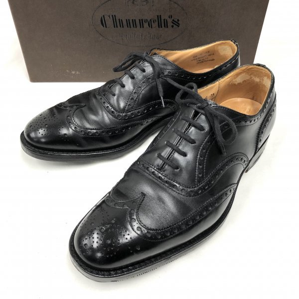 Church's - CHETWYND 173 Leather Shoes チャーチ - チェットウィンド 173ラスト ウィングチップ レザーシューズ ドレス ブラック 6 G_画像1