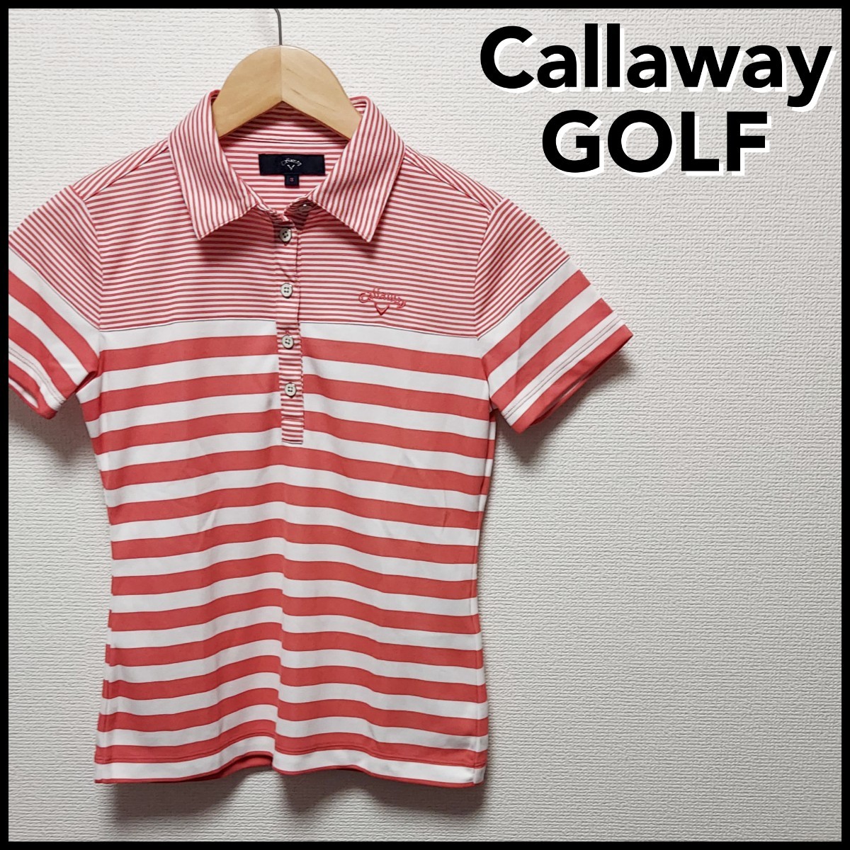 PayPayフリマ｜Callaway GOLF キャロウェイ ゴルフ レディース Sサイズ ゴルフ ウェア シャツ 半袖 ポロシャツ