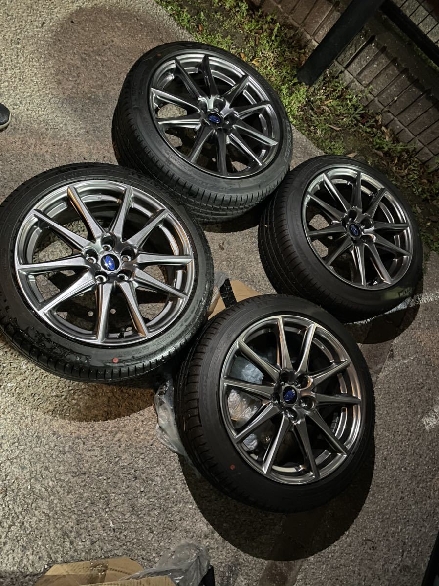 新車外し スバル ZD8 BRZ R 純正アルミホイール 17インチ×7.5 +48 5H