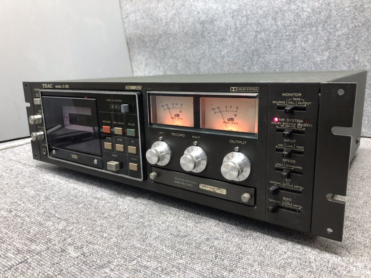 録再確認済◎ティアック TEAC☆C-2X 3ヘッドステレオカセットデッキ