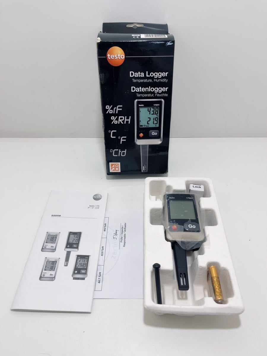 E233 B☆未使用品 testo テストー 175H1 温湿度ロガー データ 温度計