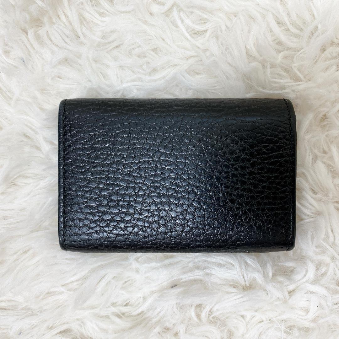 美品】GUCCI グッチ 6連キーケース キーリング マーモント GG