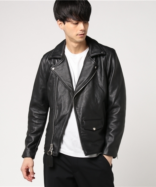 人気スポー新作 vanson エディフィス別注 ダブルライダースジャケット