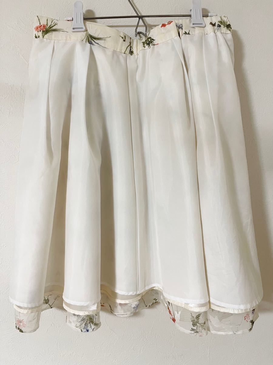 ウィルセレクション(WILLSELECTION)清楚系ボタニカル柄ひざ丈 ウィルセレクション(WILLSELECTION)清楚系ボタニカル柄ひざ丈