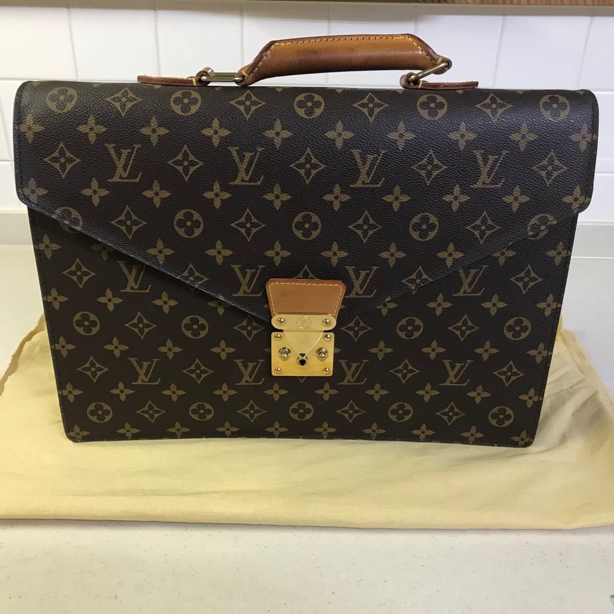 ソルボワ LOUIS VUITTON ヴィトン コンセイエ M53331 書類鞄 | www