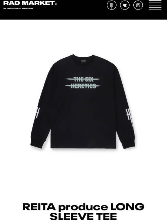the GazettE れいた ガゼット 新品 ロングTシャツ 20th heresy the GazettE れいた ガゼット 新品 ロングTシャツ 20th heresy