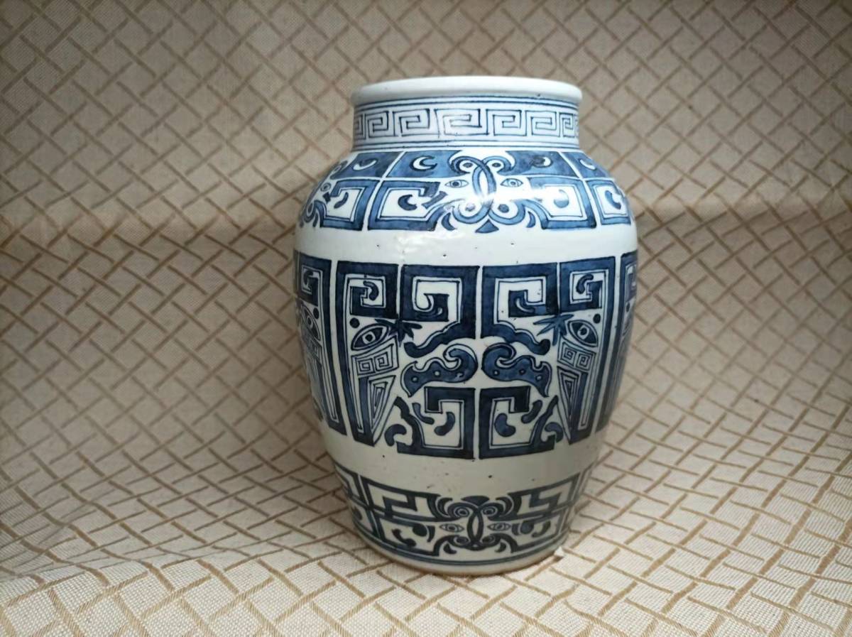 中国 唐物 古瓷 時代物 清代青花龍紋罐 chuguevrda.gov.ua