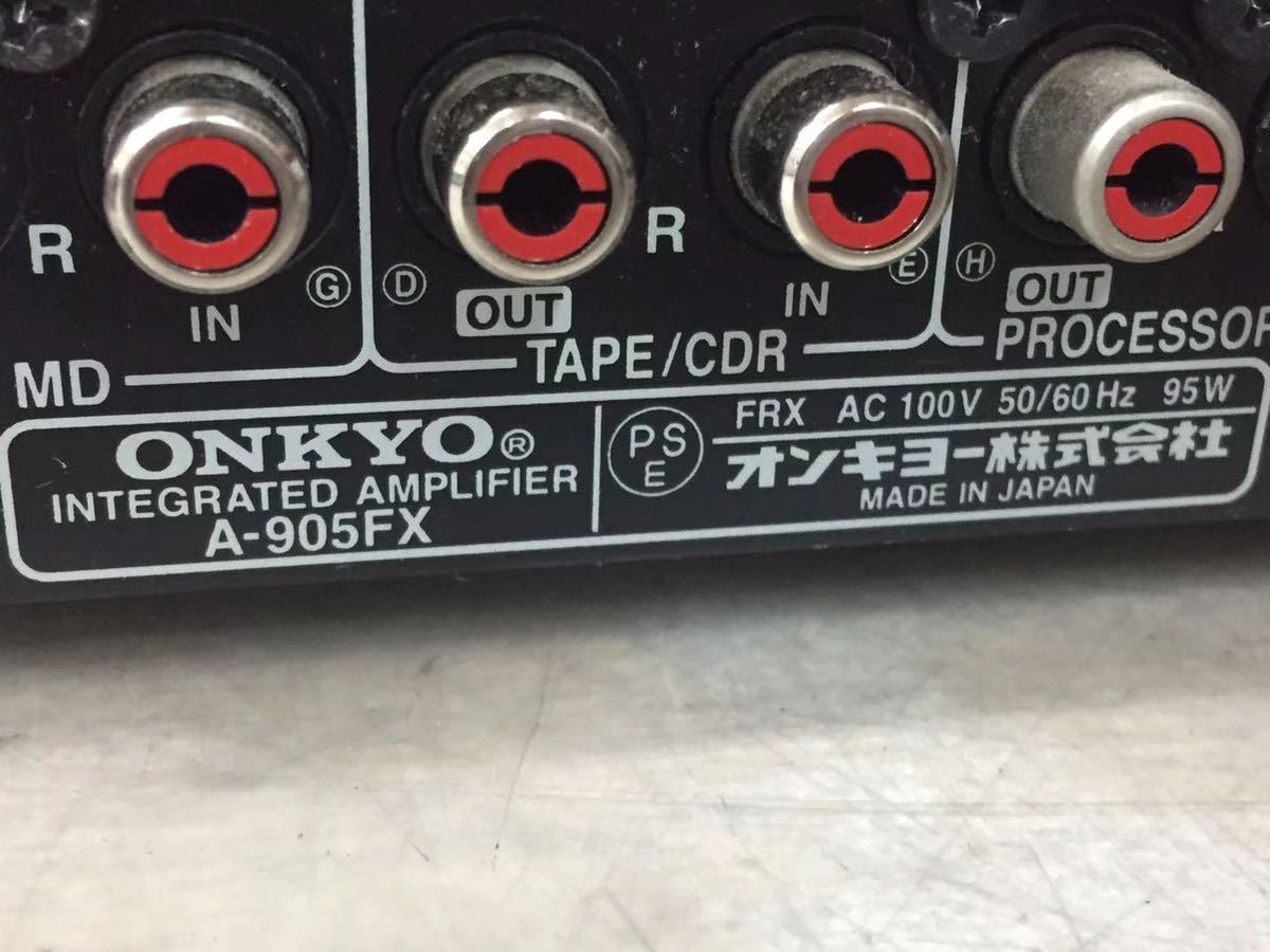 ONKYO A-905FX プリメインアンプ 動作OK（100s） 商品細節 | YAHOO