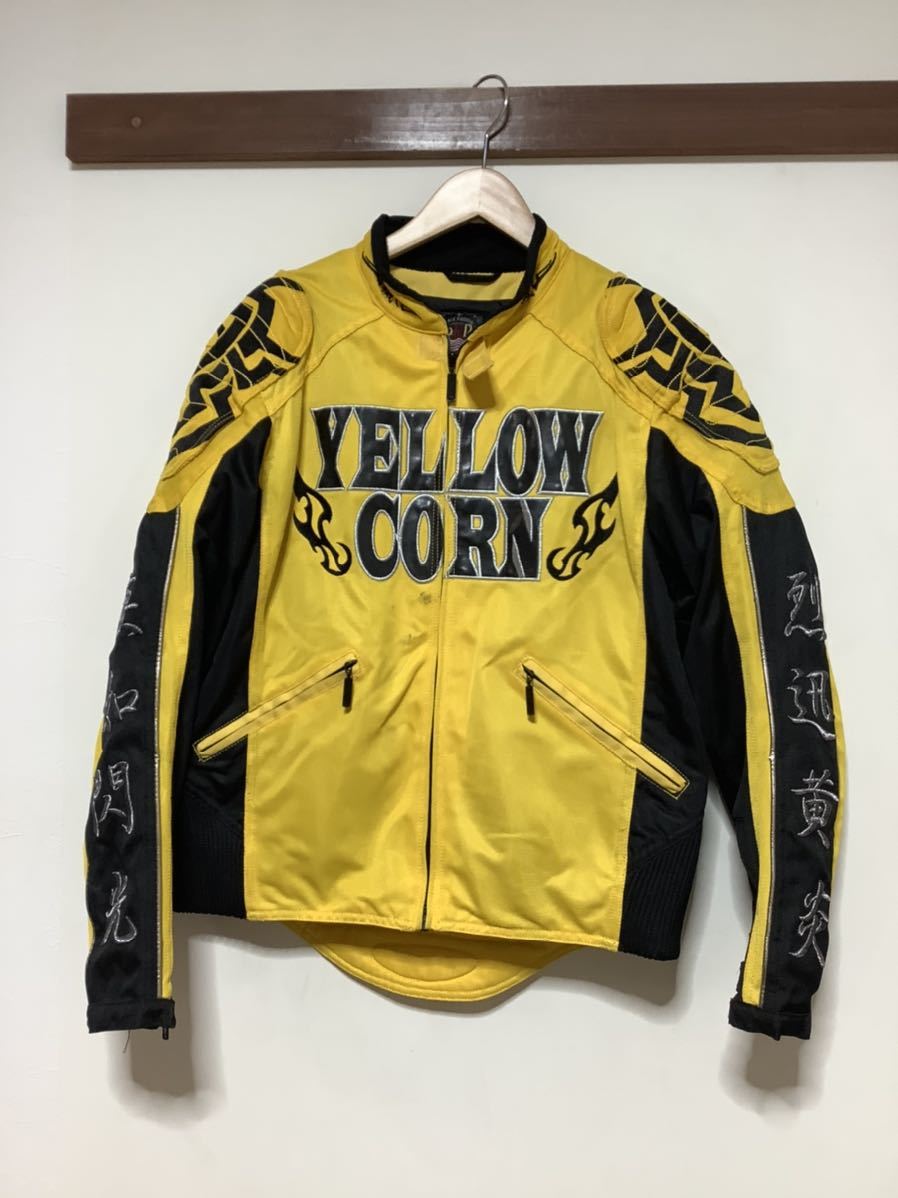 YELLOWCORN ライダースジャケット Yahoo!オークション - YELLOW CORN イエローコーン メッシュ