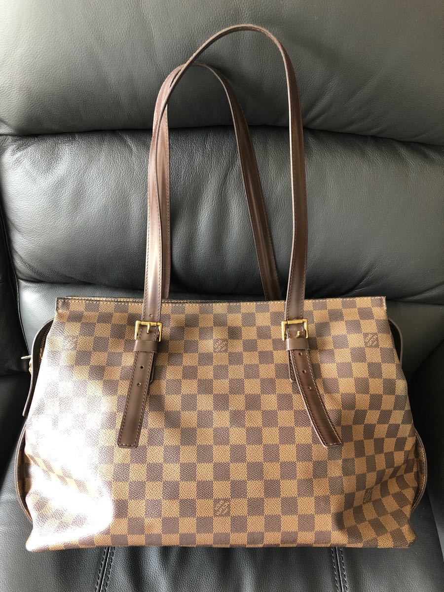 2セット以上購入で、おまけ1本 【美品 鑑定済】LOUIS VUITTON ダミエ