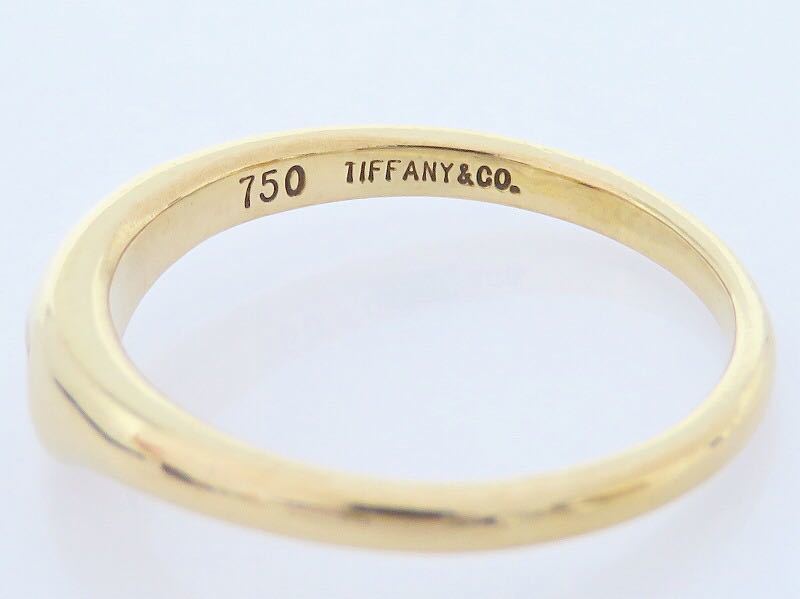 TIFFANY&Co ティファニー 750 ルビー リング #8 イエローゴールド