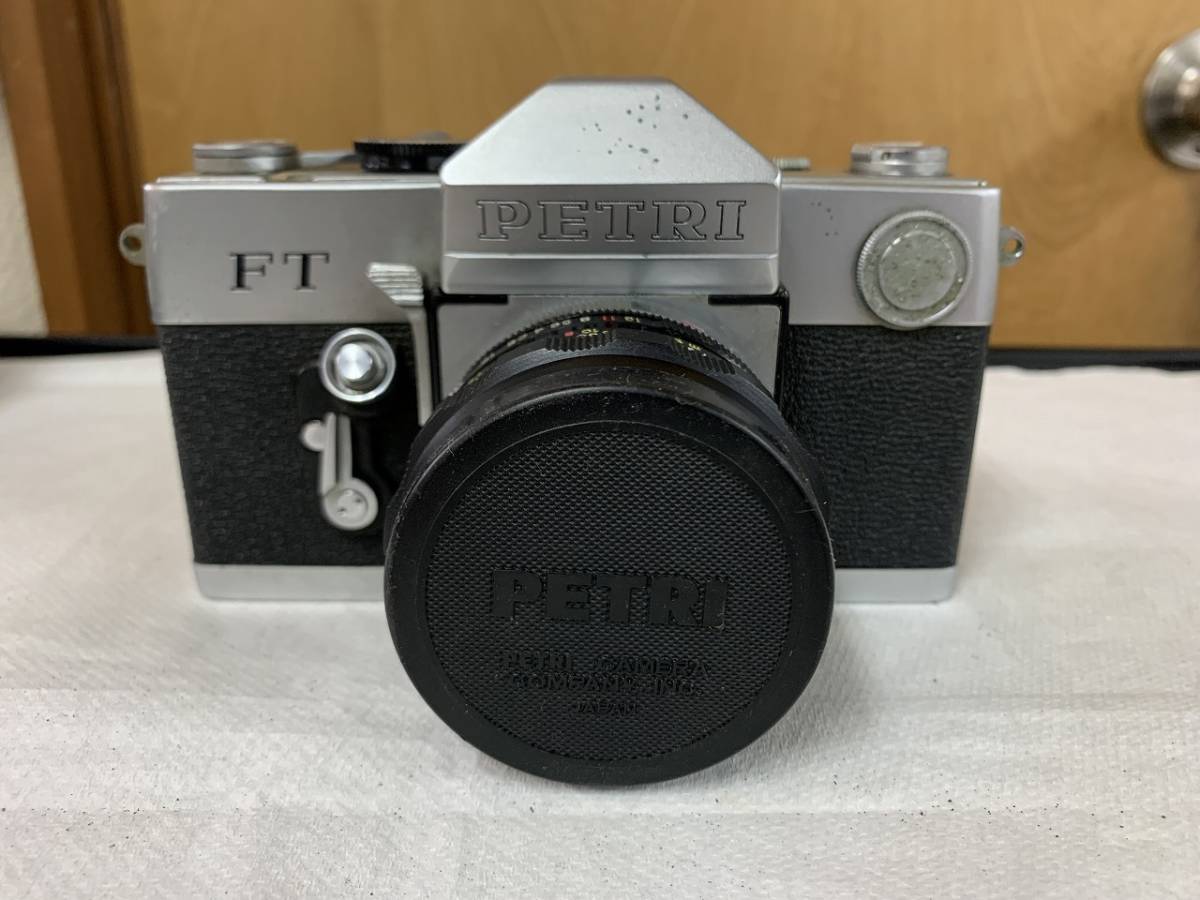 PETRI　ペトリー　一眼レフカメラ　フィルムカメラ　カメラ　C.C　Auto　1：1.8　f=55㎜　ケース付き①_画像1