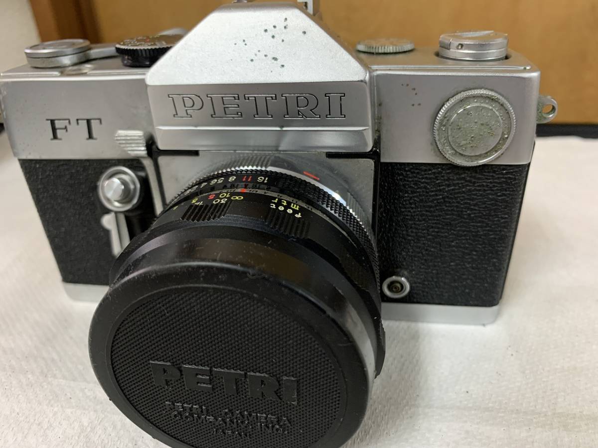 PETRI　ペトリー　一眼レフカメラ　フィルムカメラ　カメラ　C.C　Auto　1：1.8　f=55㎜　ケース付き①_画像2