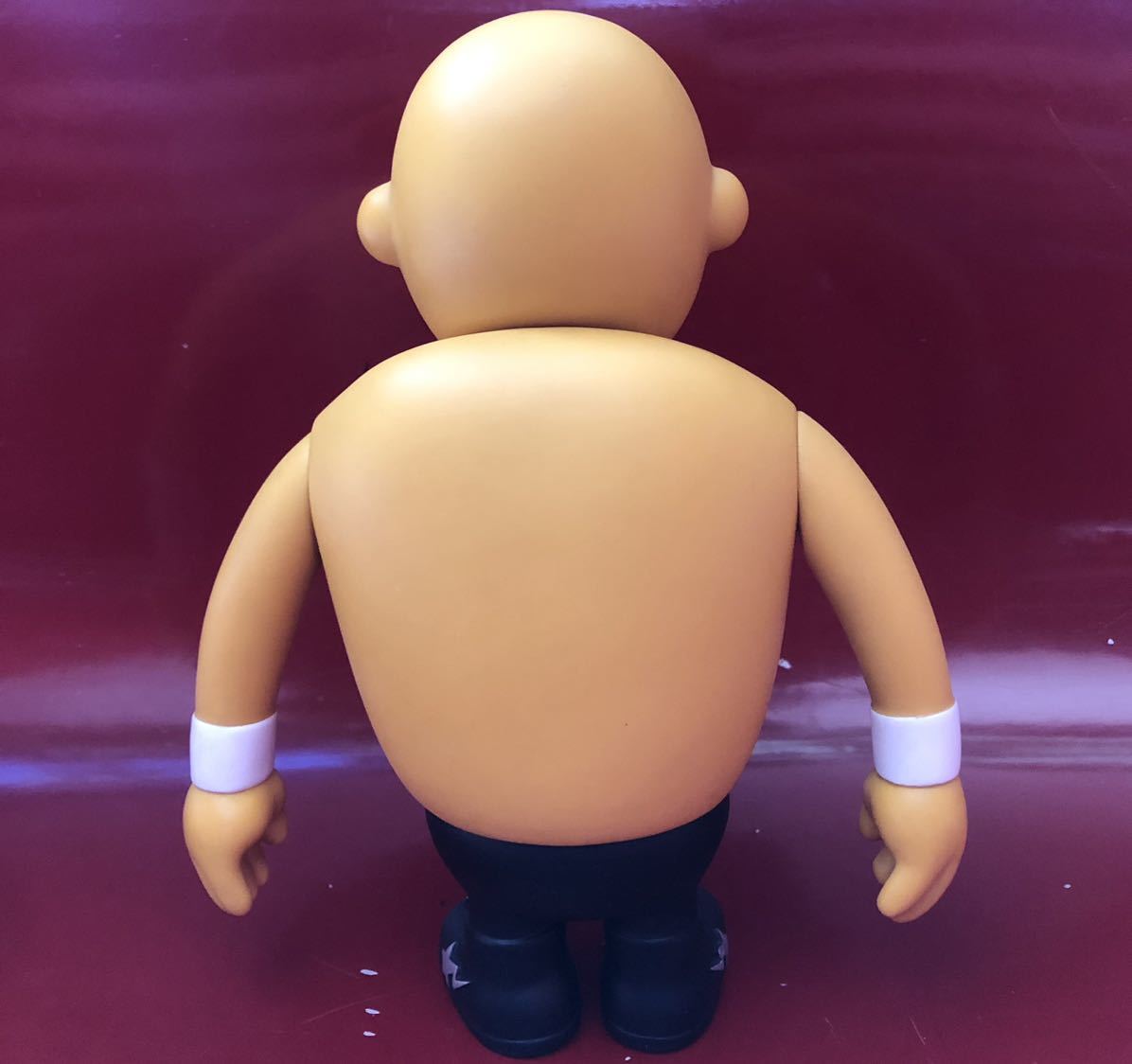 {APE × New Japan Professional Wrestling } ultra rare figure Ape NIGO designer's toy Professional Wrestling combative sports reverse side . series Mylo . wistaria .. Vintage toy 