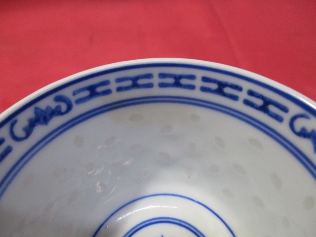 陶器製 茶器 中国「景徳鎮」湯呑 5客 銘あり 検 住まい インテリア キッチン 中華食器の画像6