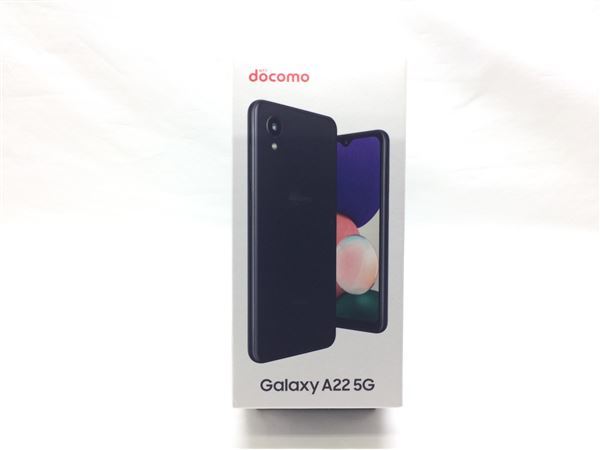 最安値級価格 Galaxy A22 ブラック【安心保証】 docomo SC-56B[64GB] 5G サムスン