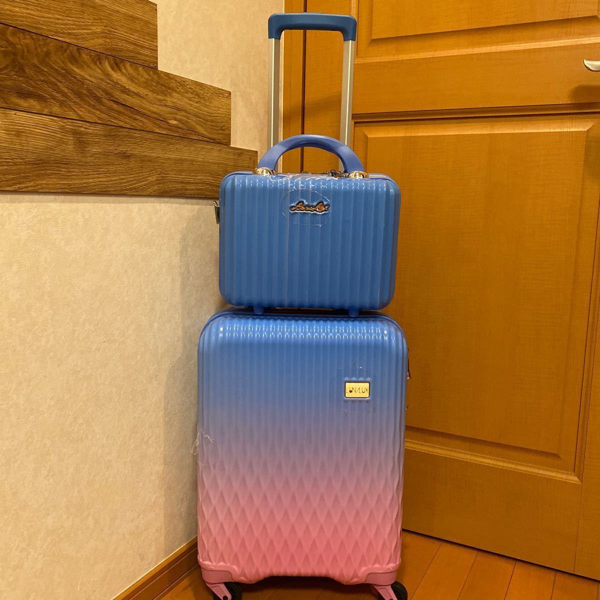 シフレ スーツケース キャリーオン ミニケース付き ルナルクス 機内持ち込み 32L 48cm 2.8kg TSAロック搭載 