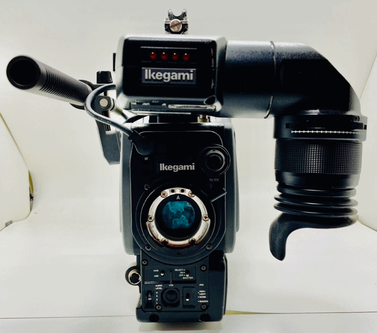 IKEGAMI HC-340 + VF15-27 Viewfinder + Audio Technica MC-10, Panasonic AU-410 MKII, Anton Bauer QR-GOLDプロフェッショナル放送カメラ 5