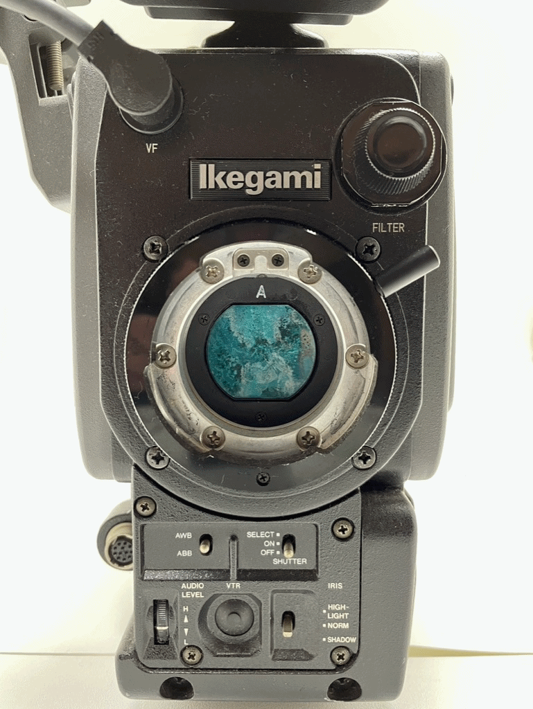 IKEGAMI HC-340 + VF15-27 Viewfinder + Audio Technica MC-10, Panasonic AU-410 MKII, Anton Bauer QR-GOLDプロフェッショナル放送カメラ 6