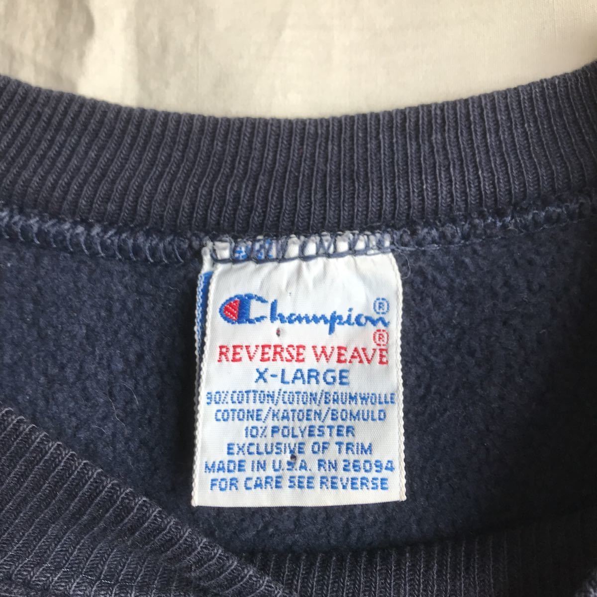 Champion リバースウィーブ YALE XL NAVY ネイビー USA製 ビンテージ