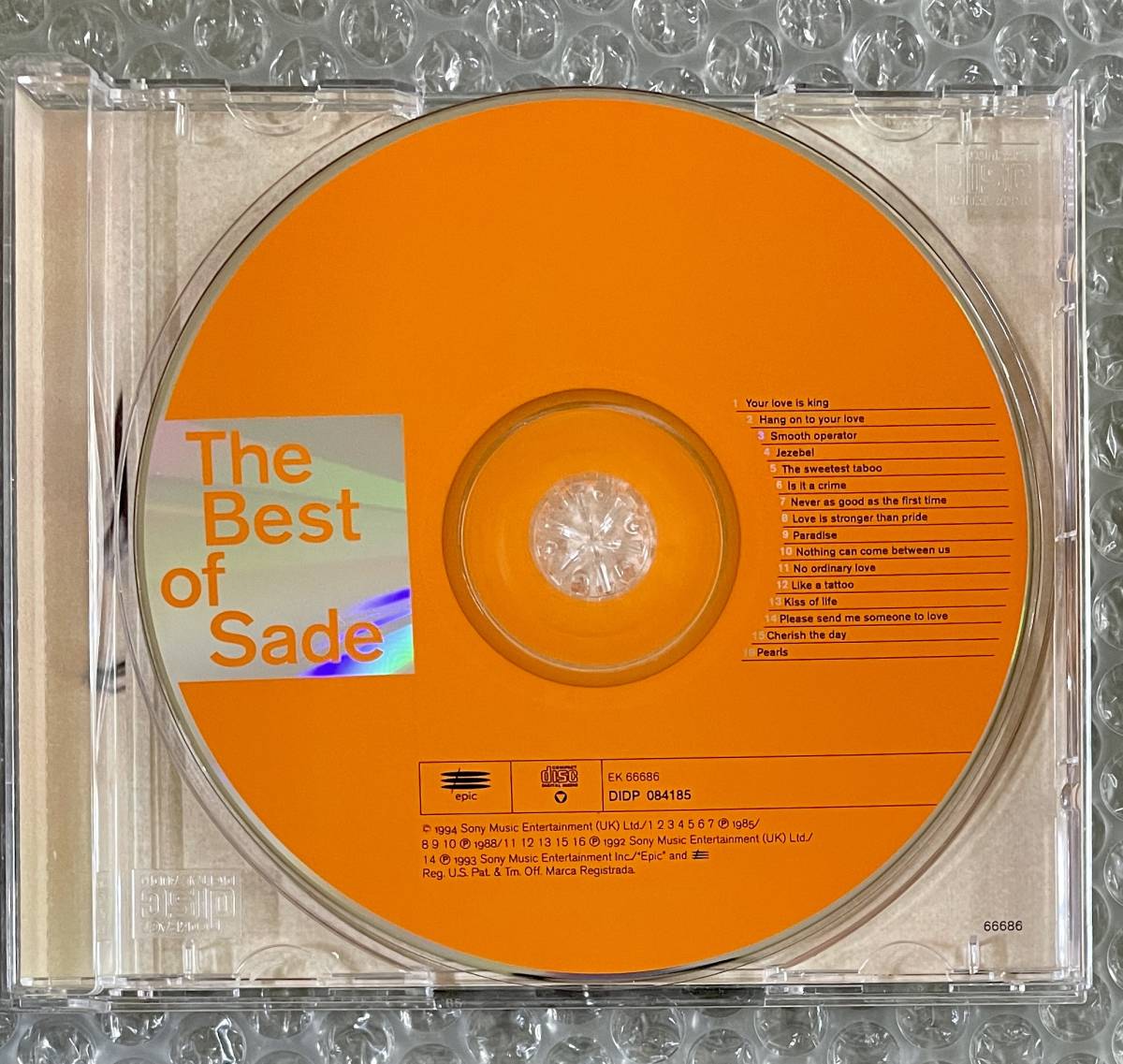 s15 SadeThe Best Of Sade US盤 Jazzy Smooth R&B UK Soul 中古品_画像3