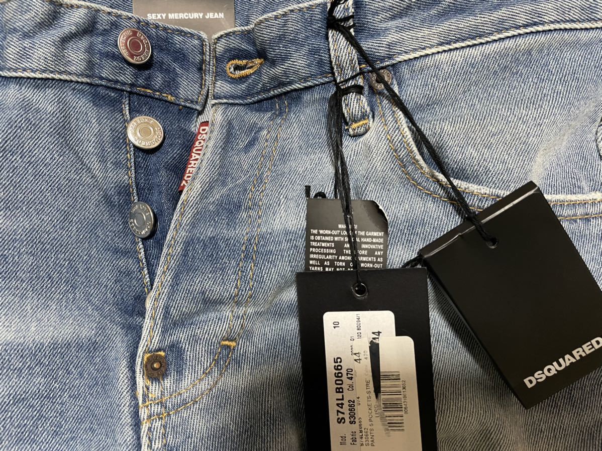 新品 正規品 20AW ディースクエアード デニム 44 SEXY MERCURY JEAN 44