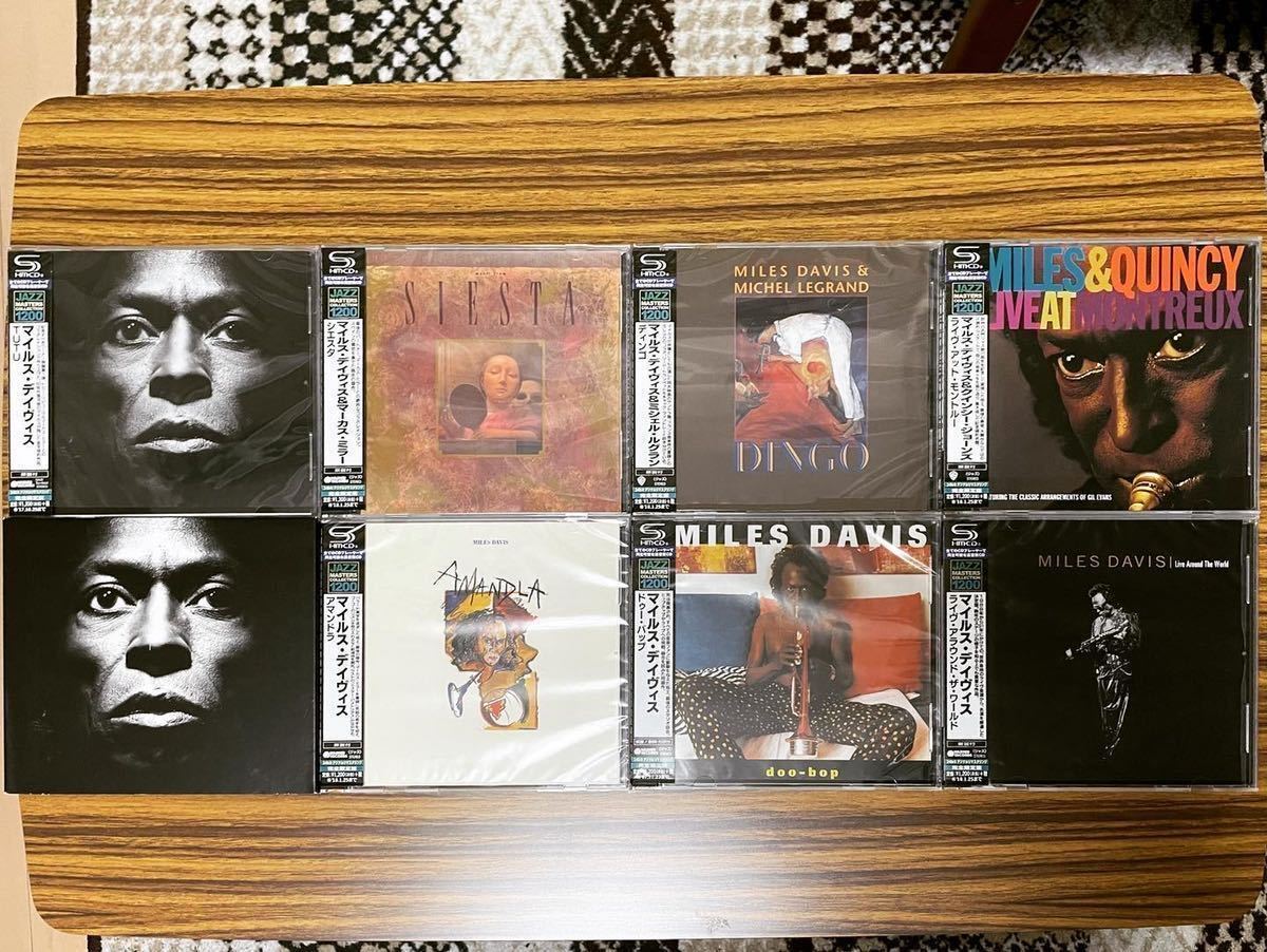 Miles Davis Warner8CD「Tutu」「Tutu Deluxe」「Siesta」「Amandla