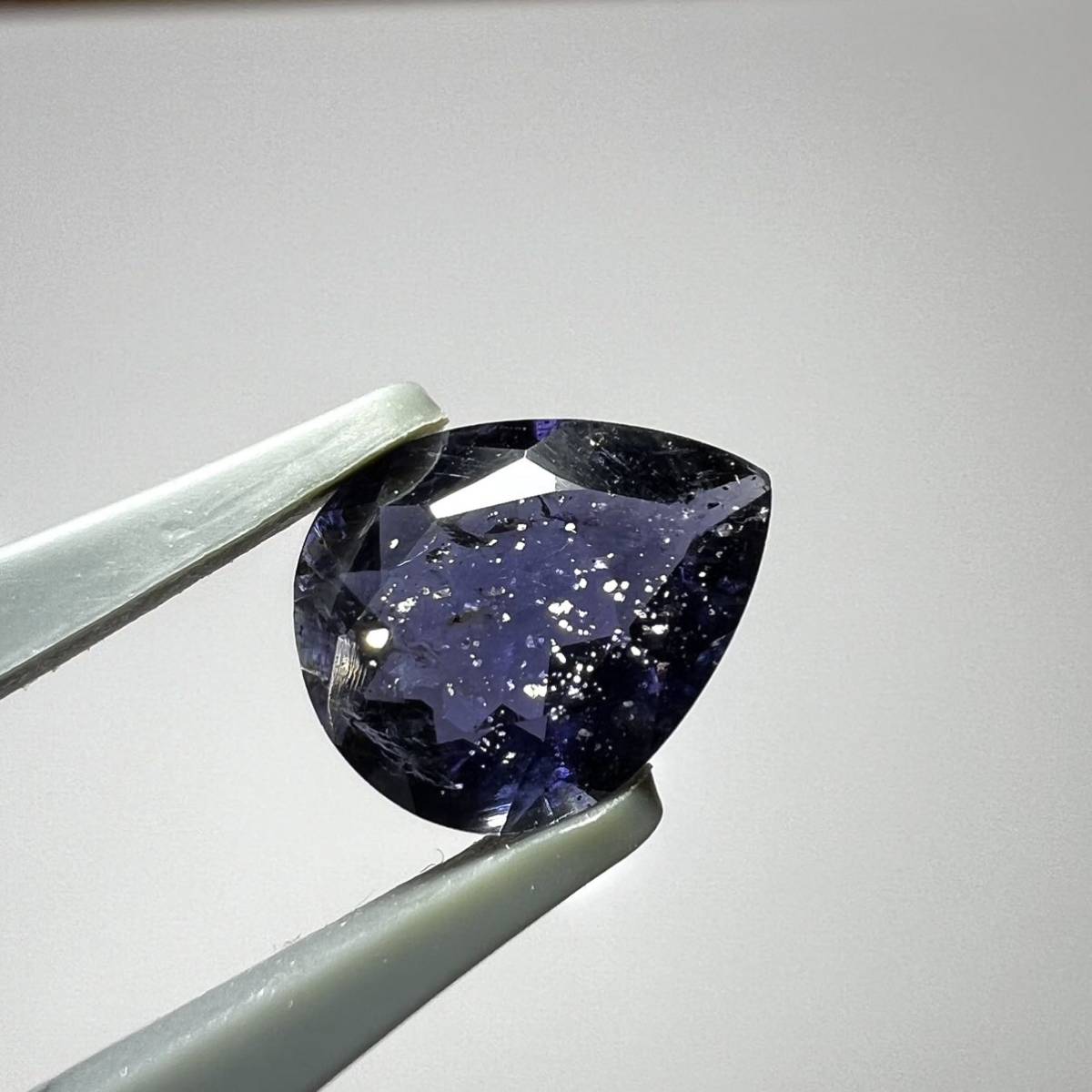 春夏新作モデル 宝石 7 ブラッドショットアイオライト ルース 1.95ct