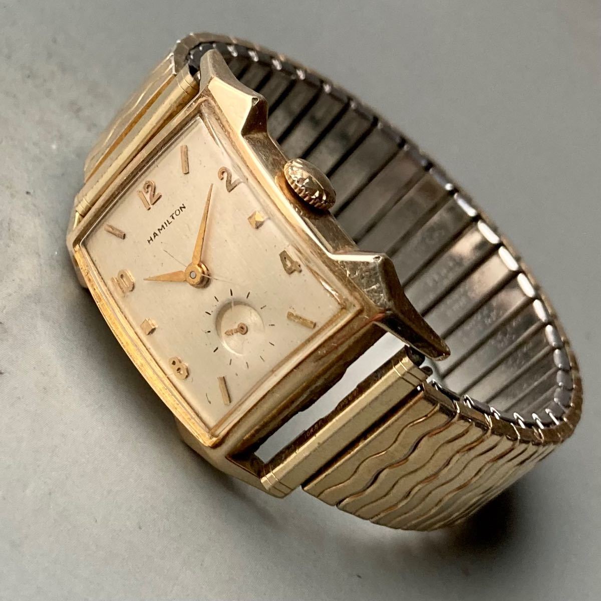 【動作良好】ハミルトン アンティーク 腕時計 1955年 手巻き メンズ HAMILTON ビンテージ ウォッチ 男性