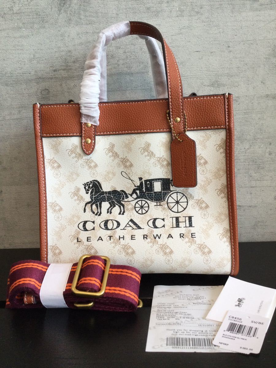 ≪新品≫COACH トートバッグ ハンドバッグ ショルダーバッグ 馬車