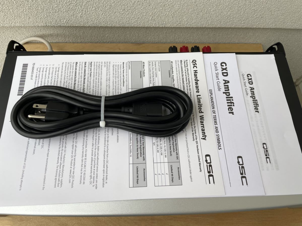 QSC パワーアンプ GXD4 美品 動作品 業務用パワーアンプ | isn-india.org
