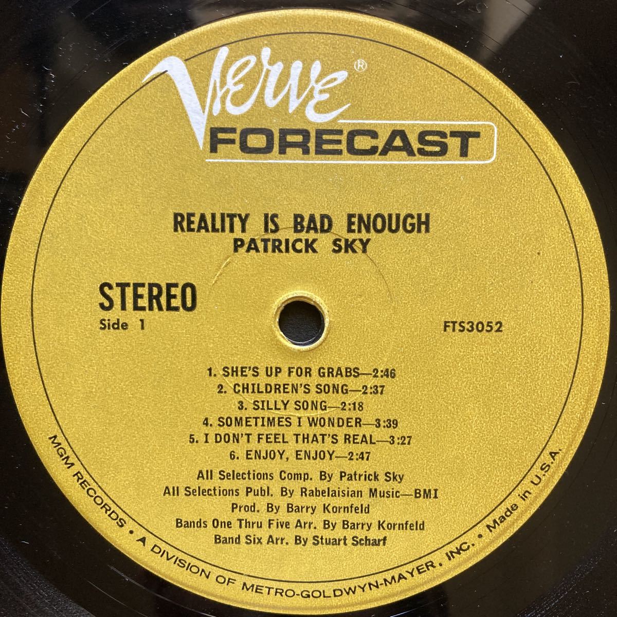 LP PATRICK SKY / REALITY IS BAD ENOUGH_画像8