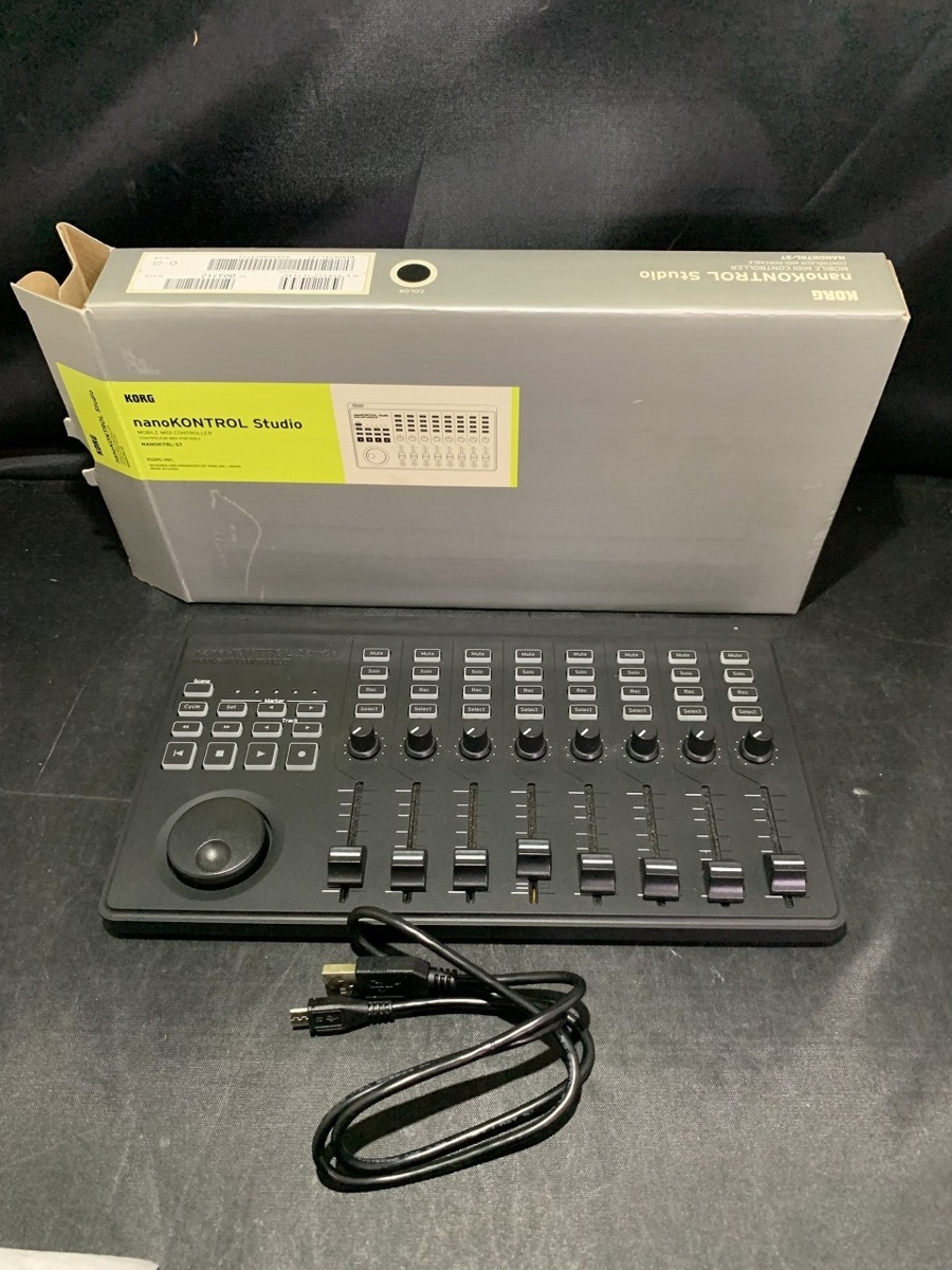 ♪【コルグ KORG/NANOKTRL-ST モバイルMIDIコントローラー USB 接続 元
