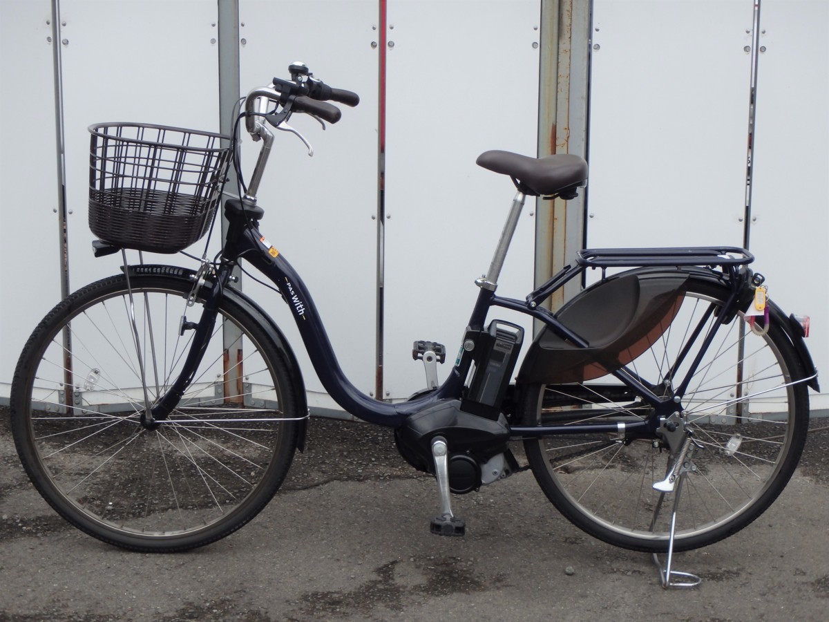 Yahoo!オークション - 中古電動自転車 ヤマハ PAS With 電動 Yahoo!オークション - 中古電動自転車 ヤマハ PAS With 電動