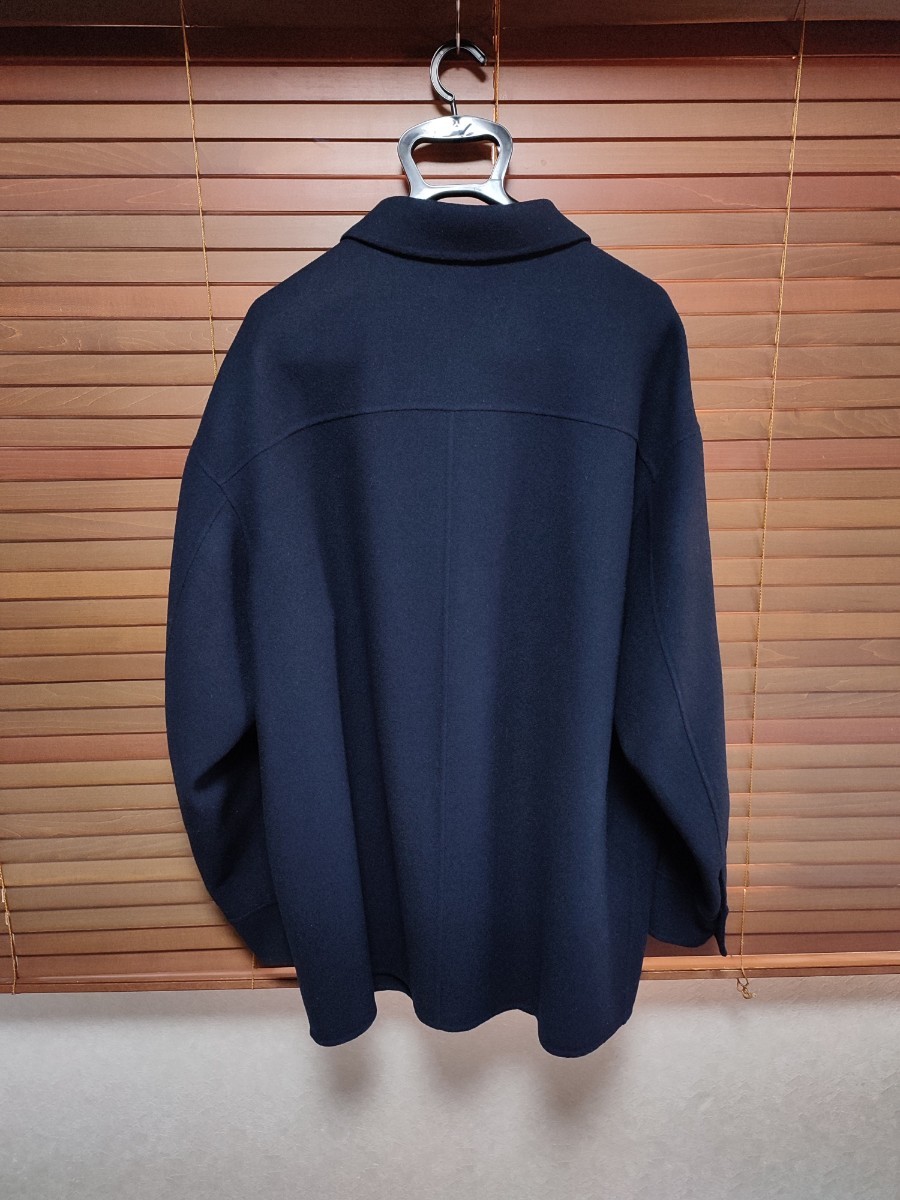 UNIQLO +J ウール ウールブレンド オーバーサイズシャツジャケット L