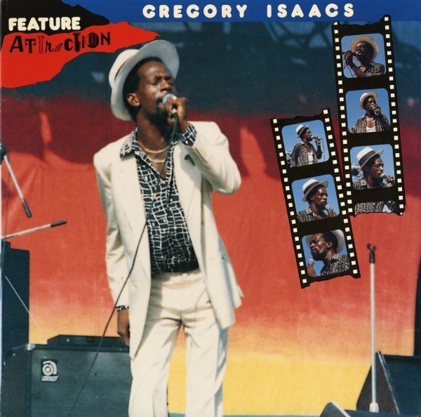 USオリジナル盤 Gregory Isaacs／Feature Attraction【Mixing Lab】Sweet Lady I Do Love Youほか Steely & Clevie Sly & Robbie 89年 LP_画像1